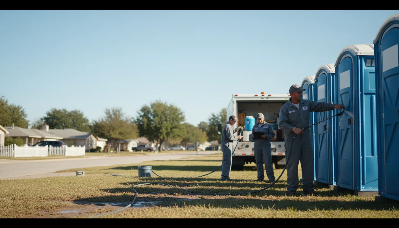Long-Term Portable Toilet Rental in Rush, CO near me